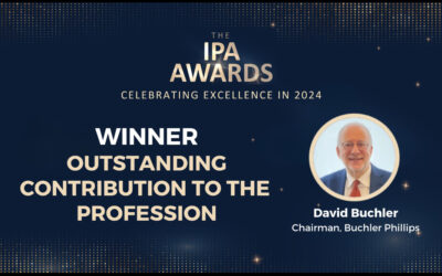 David Buchler recognised for Outstanding Contribution to insolvency profession